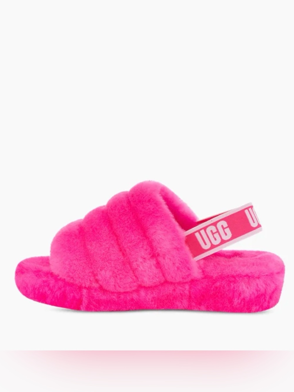 UGG Fluff Yeah Slide Pink Sandal Slippers